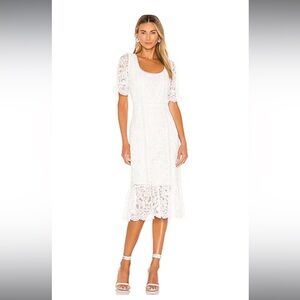 BB Dakota Cream Lace Dress